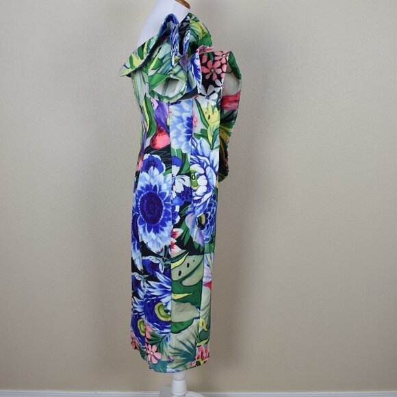 CQ by CQ Floral Ruffle Sheath Dress - Picture 7 of 9